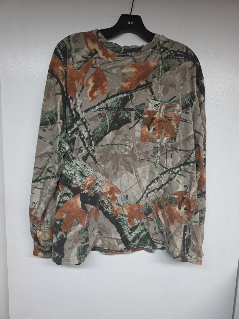 Outfitters Ridge Fusion 3-D Camo Long Sleeve Pocket T-Shirt Mens Outdoors...